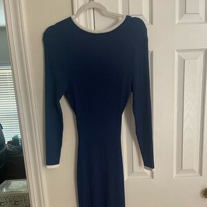 Navy maxi dress never worn